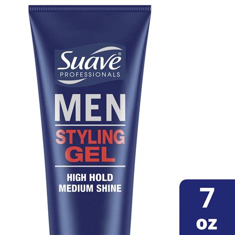 suave hair gel men